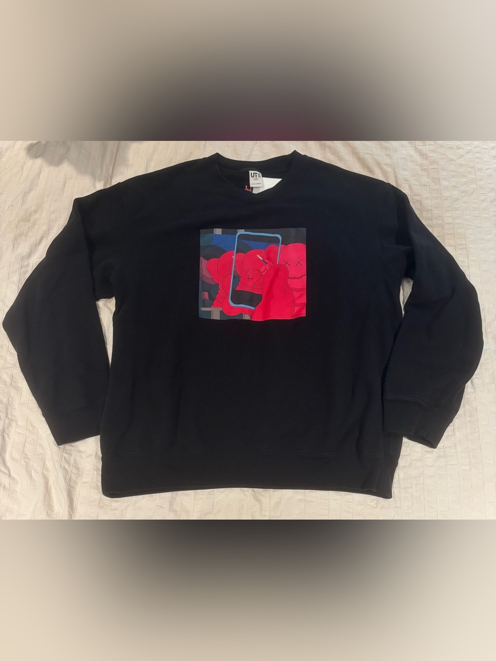 Uniqlo x KAWS x WARHOL Sweatshirts Black Size Men’s Large VGUC